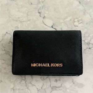 Michael Kors Elegant Black Card Holder